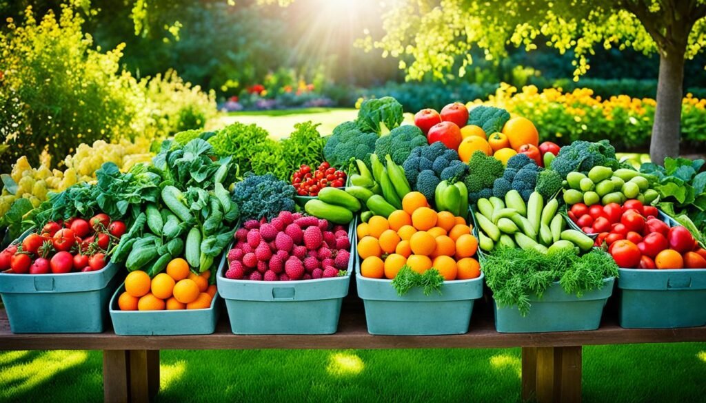 fruits and vegetables