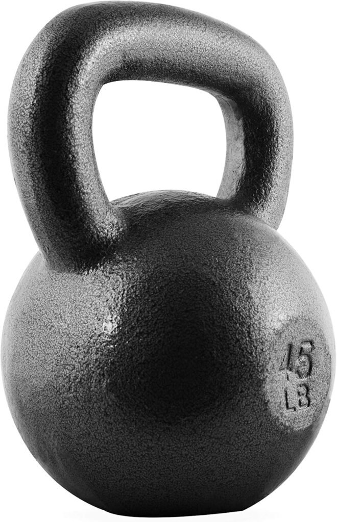 CAP Barbell Black Cast Iron Kettlebell Single or Set | 10-80 Lbs