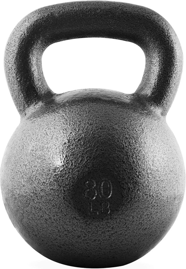 CAP Barbell Black Cast Iron Kettlebell Single or Set | 10-80 Lbs