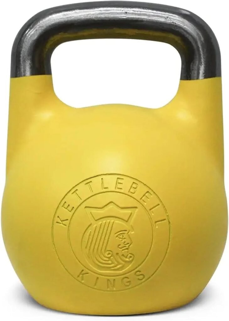 Kettlebell Kings Competition Kettlebells Weight (33mm handle) 4-32 KG | Hand weights Workout Gym Equipment  Strength training sets for Women  Men | Weights set for Home Gym