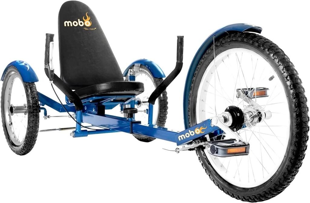 MOBO Triton Pro Adult Tricycle. Recumbent Trike. Adaptive 3-Wheel Bike