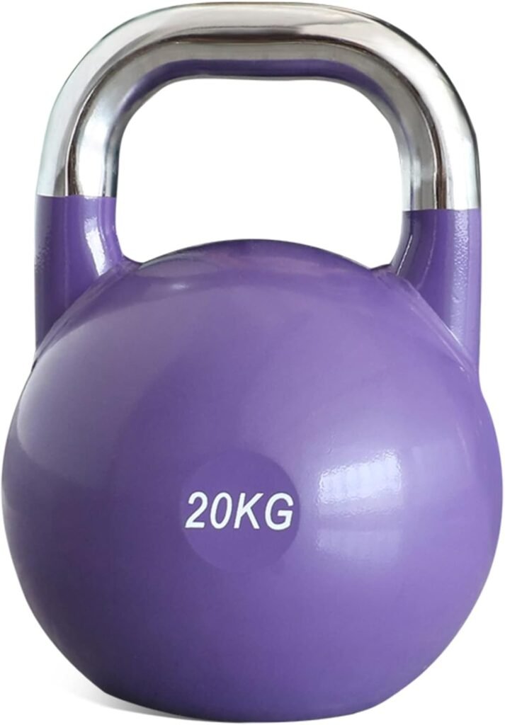 PRISP Steel Competition Kettlebell Weight - Pro Grade, Heavy Duty Cast Steel