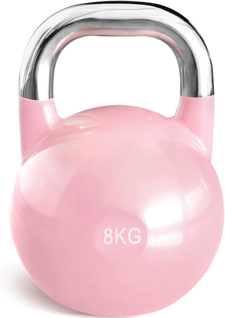 PRISP Steel Competition Kettlebell Weight - Pro Grade, Heavy Duty Cast Steel