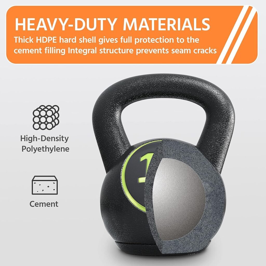 Yaheetech Kettlebell Sets 4 Piece Strength Training KettleBells Weight Set 5lb, 10lb, 15lb, 20lb Kettle Bell for Women  Men for Full Body Workout  Exercise Fitness