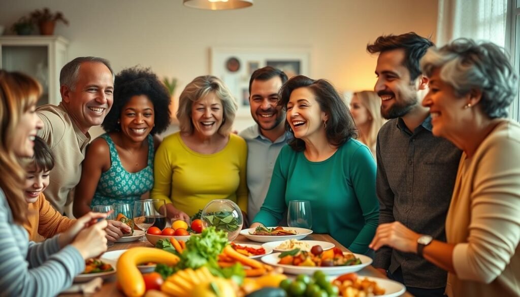 Family and Friends in His Journey