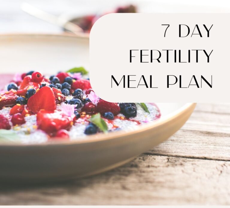 Fertility Meal Plan: Boost Your Chances with Nutrient-Rich Foods