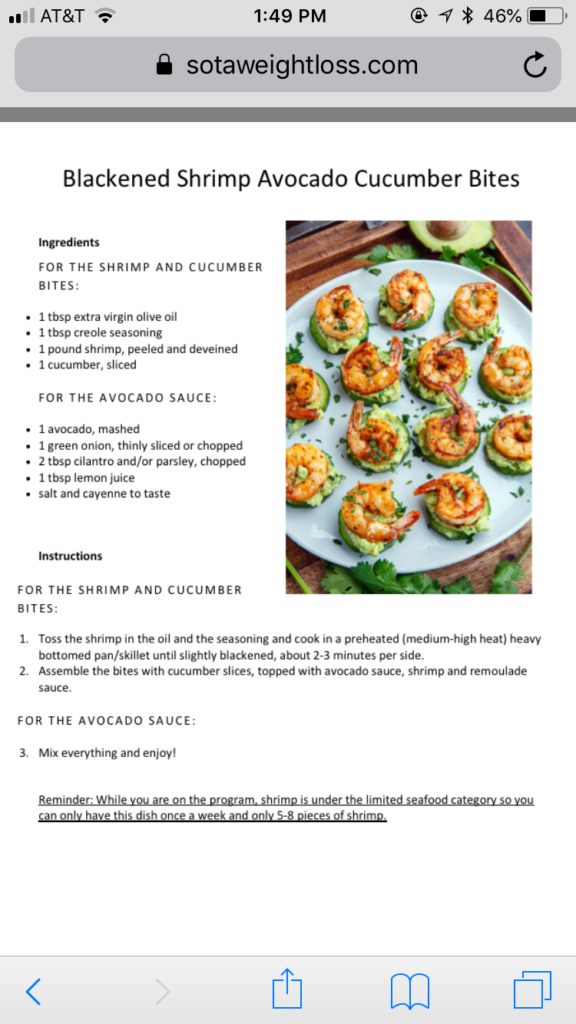 Sota Weight Loss Meal Plan