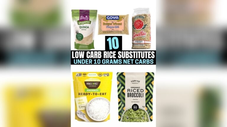 Low Carb Diet Rice Substitute: Tasty, Healthy Alternatives Revealed