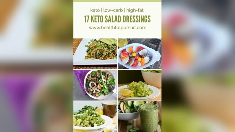 Low Carb Diet Salad Dressing: Delicious Recipes for Healthy Living